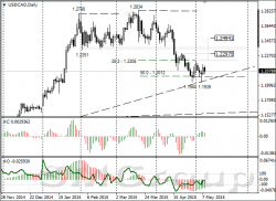 Валютная пара USD/CAD – прогноз на повышение