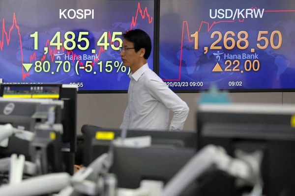 Азиатские фондовые рынки в начале дня прибавляют от 2% до 5%
