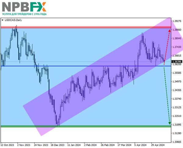 USDCAD: торговая идея на лето-2024 от экспертов NPBFX